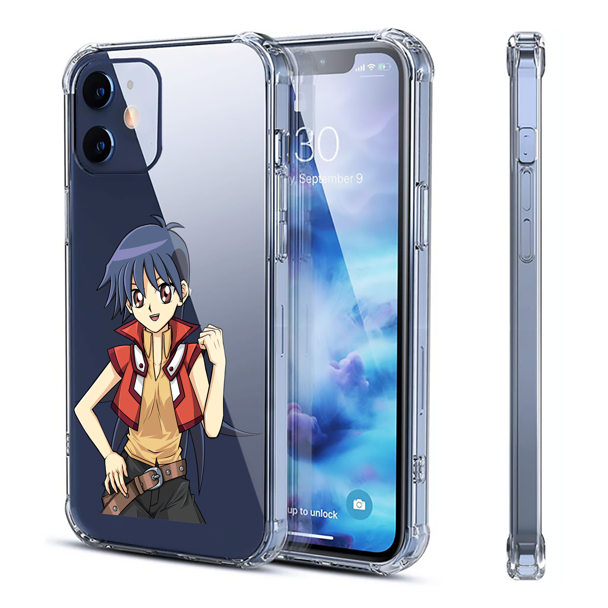 （画像用） 遊☆戯☆王 Yu-Gi-Oh! 【iPhone 12シリーズ対応】透明スマホケース（クリアソフトケース）